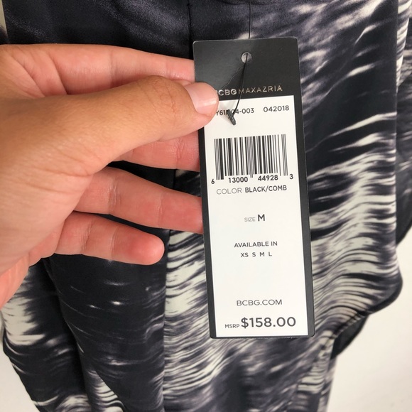 NWT BCBGMAXAZRIA Backless Ruffle Mini Dress - Picture 4 of 4